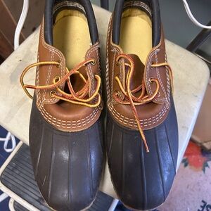 L.L.  Classic Bean Brown and Black  Rain Boots